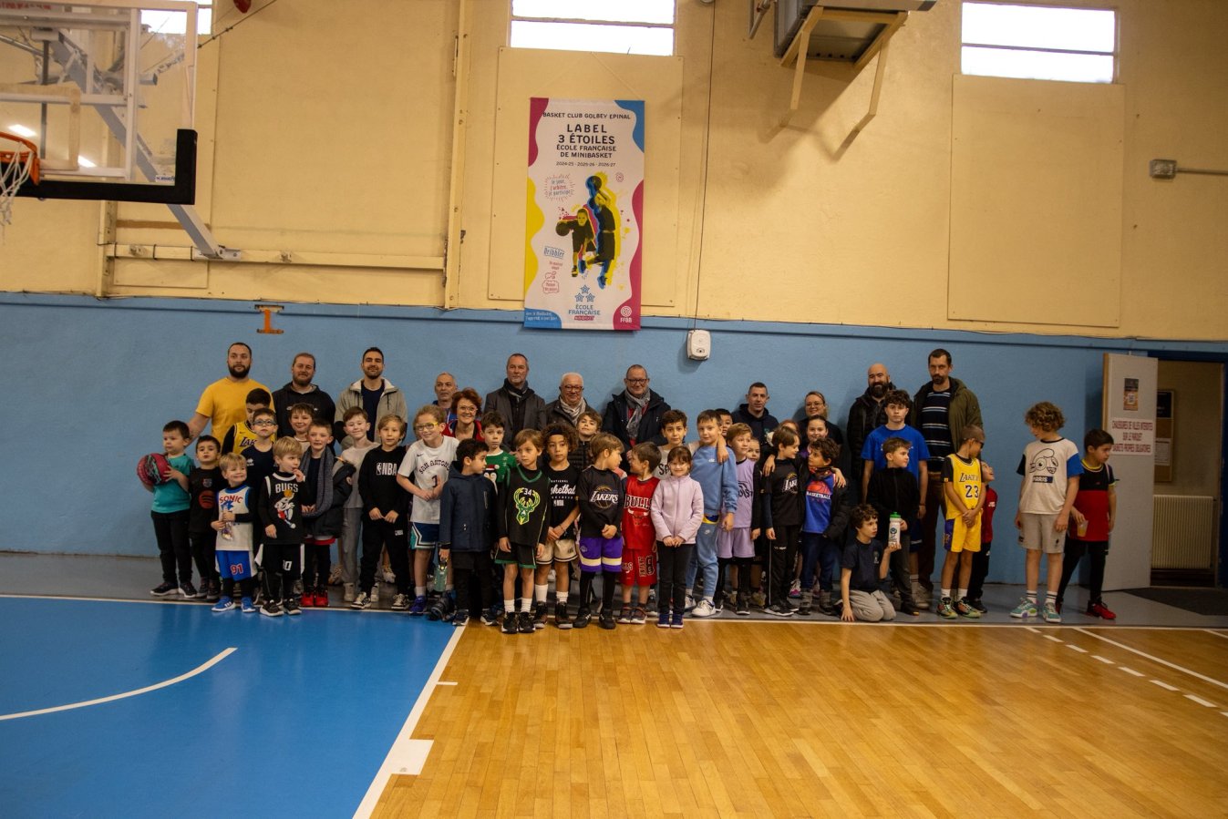 Retour en images sur la remise du label 3 étoiles École Française de Mini-Basket